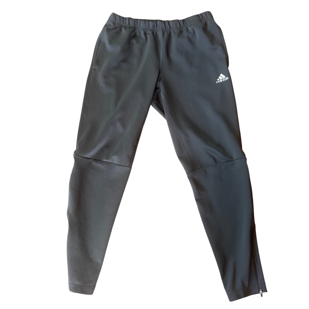 Adidas Response Climalite Running Pants Men Medium Black Tapered Joggers